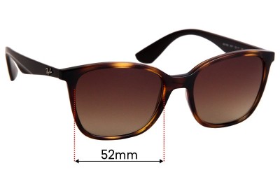 Ray Ban RB7066 Replacement Lenses 52mm wide 