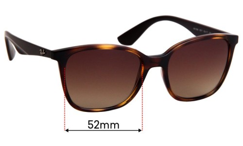 Sunglass Fix Replacement Lenses for Ray Ban RB7066 - 52mm Wide 