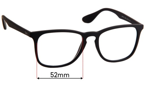 Sunglass Fix Replacement Lenses for Ray Ban RB7074 - 52mm Wide 