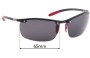 Sunglass Fix Replacement Lenses for Ray Ban RB8305-M Tech - 65mm Wide 