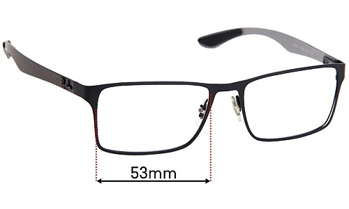 Ray-Ban RB8415 Lentes de Repuesto 53mm wide 