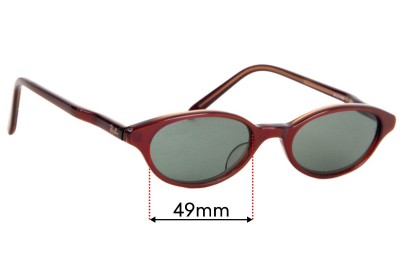 Ray Ban B&L W3299 Replacement Lenses 49mm wide 