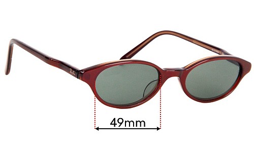 Ray Ban B&L W3299 Lentilles de Remplacement 49mm wide 