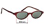 Sunglass Fix Verres de Remplacement pour Ray-Ban B&L W3299 - 49mm Wide 