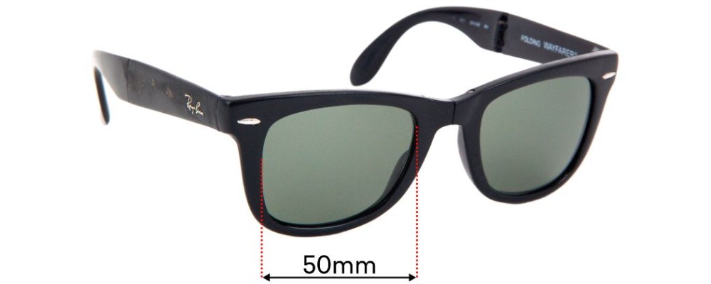 Non-Polarized Replacement Lenses for Ray-Ban Wayfarer Folding Classic RB4105 Sunglasses