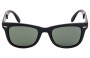 Ray Ban Folding Wayfarer RB4105 Replacement Lenses Front View 