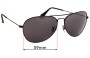 Sunglass Fix Replacement Lenses for Ray Ban RB3432  - 59mm Wide 