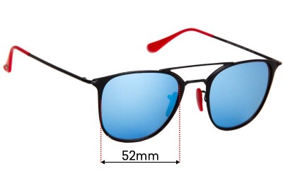 Ray Ban RB3601-M  Replacement Lenses 52mm wide 