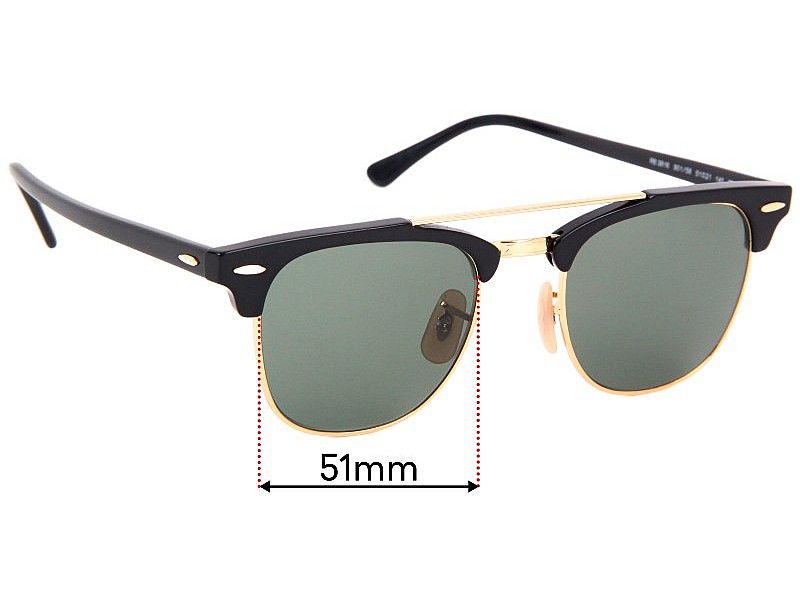 Rb3816 Ray Ban Clubmaster Double Bridge Ray Ban Clubmaster Low