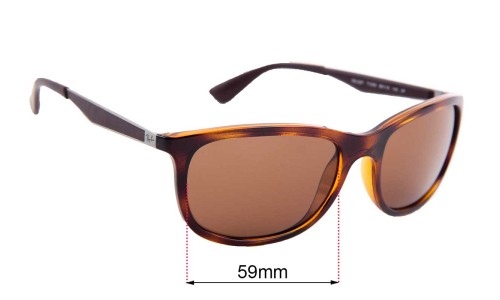 Sunglass Fix Replacement Lenses for Ray Ban RB4267 - 59mm Wide 