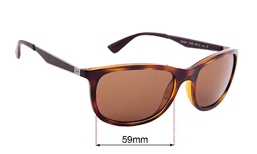 Ray-Ban RB4267 Lentes de Repuesto 59mm wide 