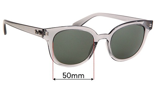 Ray-Ban RB4324 Replacement Lenses 50mm wide 