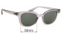Sunglass Fix Replacement Lenses for Ray Ban RB4324 - 50mm Wide 