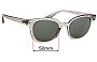 Sunglass Fix Replacement Lenses for Ray-Ban RB4324 - 50mm Wide 