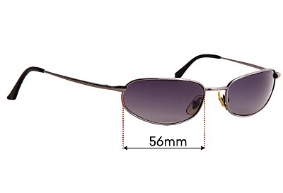 Ray-Ban RB8020 Orbs Verres de Remplacement 56mm wide 