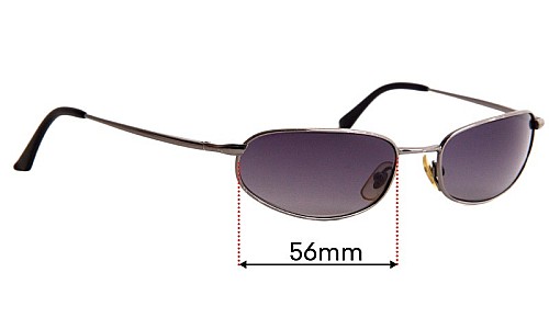 Sunglass Fix Lentilles de Remplacement pour Ray-Ban RB8020 Orbs - 56mm Wide Ray-Ban RB8020 Orbs Lentilles de Remplacement 56mm wide