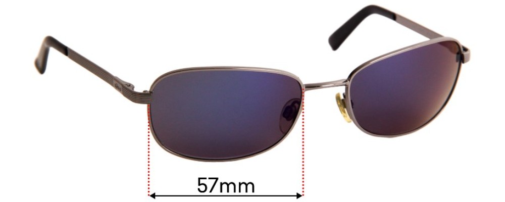 Sunglass Fix Replacement Lenses for Revo 3017 - 57mm Wide