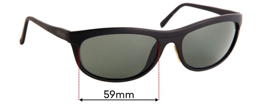 Sunglass Fix Replacement Lenses for Revo 870 - 59mm Wide