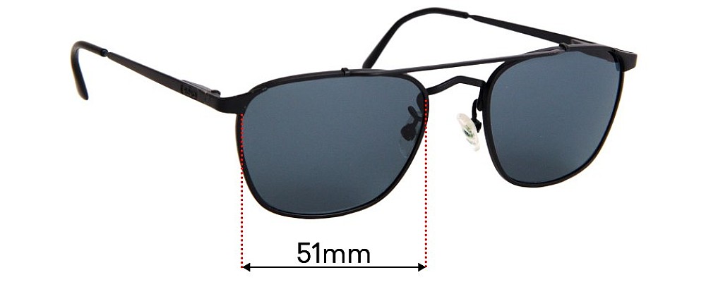 Sunglass Fix Replacement Lenses for Revo 967 001  - 51mm Wide