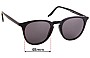 Sunglass Fix Replacement Lenses for Rispoli Chamberlain RS0017 - 48mm Wide 
