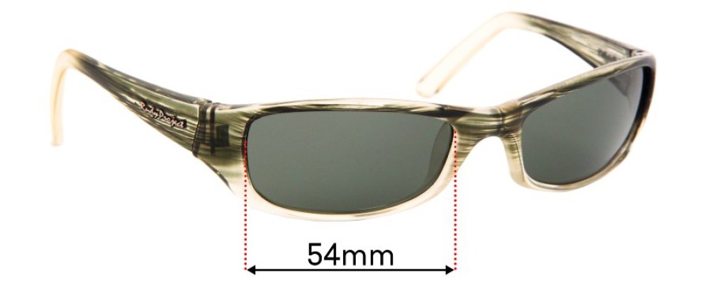 Sunglass Fix Replacement Lenses for Rudy Project Heritage - 54mm Wide