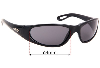 Ryders Unknown Replacement Lenses 64mm wide 