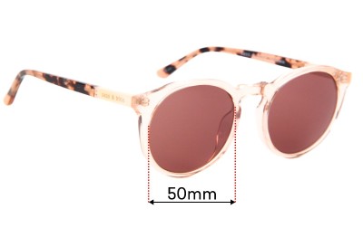 Sass & Bide Elated And Helena Lentilles de Remplacement 50mm wide 