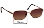 Sunglass Fix Verres de Remplacement pour Sferoflex 2260 - 53mm Wide 