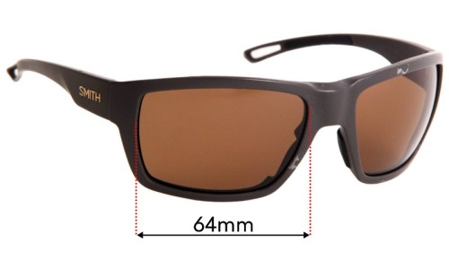 Sunglass Fix Replacement Lenses for Smith Highwater - 64mm Wide 