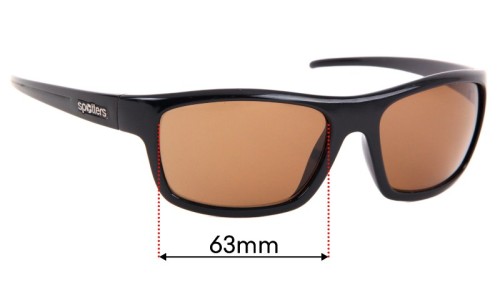Sunglass Fix Replacement Lenses for Spotters Bolt - 63mm Wide 