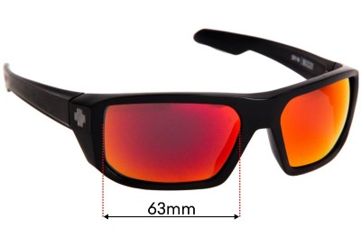 Spy Optic McCoy Replacement Lenses 63mm wide 