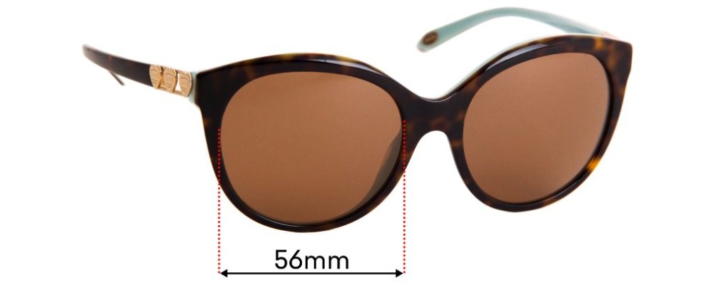 Sunglass Fix Replacement Lenses for Tiffany & Co TF 4133 - 56mm Wide