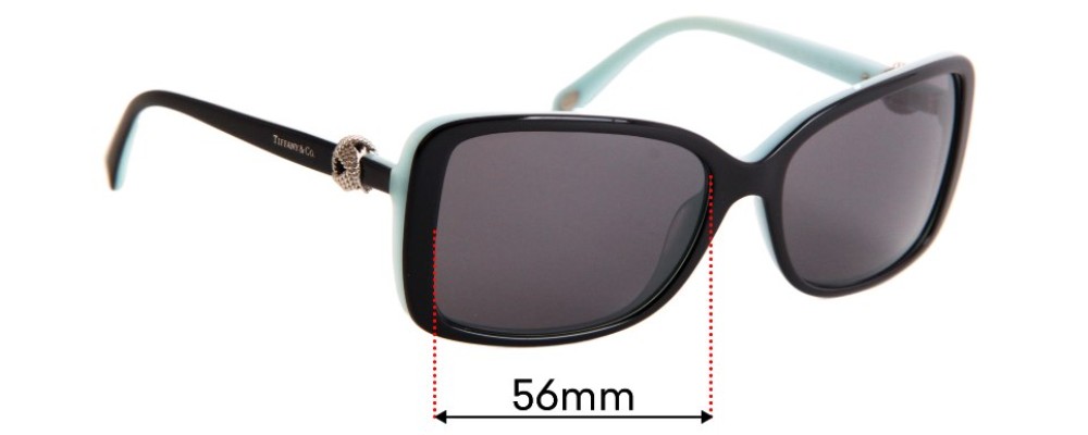 Sunglass Fix Replacement Lenses for Tiffany & Co TF 4102 - 56mm Wide