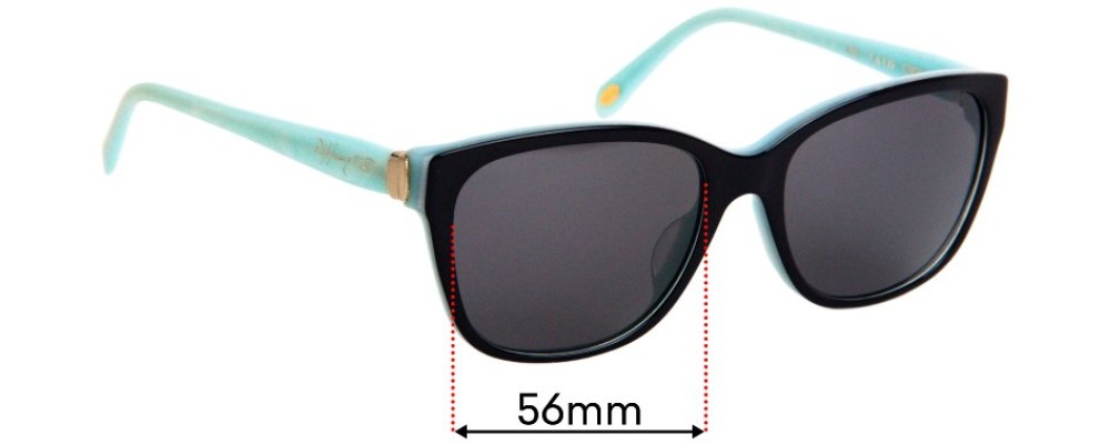 Sunglass Fix Replacement Lenses for Tiffany & Co TF 4083 - 56mm Wide