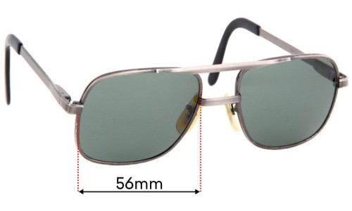 Sunglass Fix Replacement Lenses for Titmus Z87 5 3/4 - 56mm Wide 