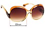 Sunglass Fix Replacement Lenses for Tom Ford Marcella TF5095 - 57mm Wide 