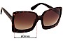 Sunglass Fix Replacement Lenses for Tom Ford Katrine TF617 - 60mm Wide 