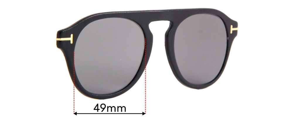 betale sig hærge Synslinie Tom Ford TF5533-B Clip on 49mm Replacement Lenses