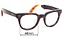 Sunglass Fix Verres de Remplacement pour Toms  Archie - 48mm Wide 