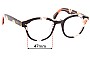Sunglass Fix Lentes de Repuesto para Toms  Benford - 47mm Wide 