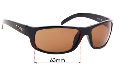 Tonic Bono Replacement Lenses 63mm wide 