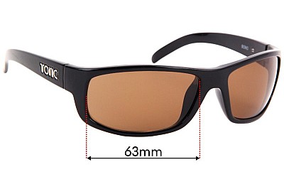 Tonic Bono Lentes de Repuesto 63mm wide 