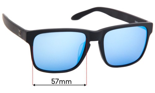 Sunglass Fix Replacement Lenses for Twice Stella - 57mm Wide 