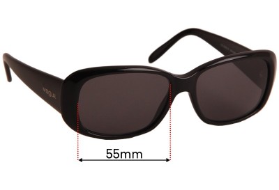 Vogue VO2606-S Replacement Lenses 55mm wide 