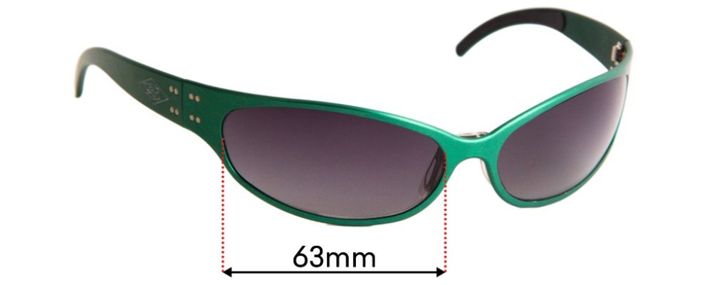Sunglass Fix Replacement Lenses for Gatorz Gator - 63mm Wide
