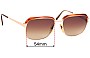 Sunglass Fix Verres de Remplacement pour L'AMY Laurent - 54mm Wide 