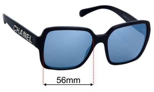 Chanel 5408 Replacement Lenses 56mm wide 