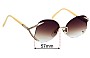 Sunglass Fix Lentes de Repuesto para Christian Dior 2289 - 57mm Wide 
