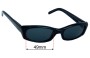 Sunglass Fix Replacement Lenses for Electric Electris - 49mm Wide 