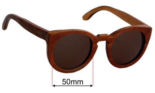 Sunglass Fix Replacement Lenses Grown Carve - 50mm Wide 